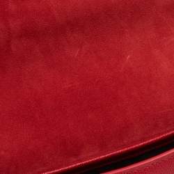 Pre Owned Furla Red Leather Mini 1927 Crossbody Bag