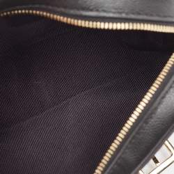 Pre Owned Furla Black Leather Babylon Belt Bag