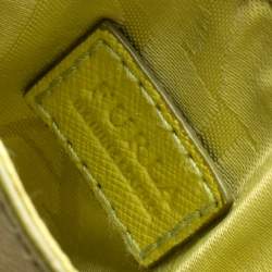 Furla Lime Green Leather Phone Case