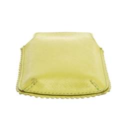 Furla Lime Green Leather Phone Case