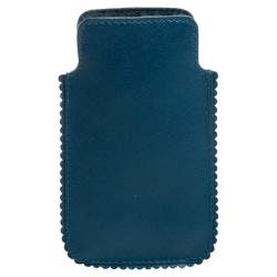 Furla Teal Leather Phone Case