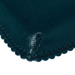 Furla Teal Leather Phone Case