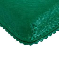 Furla Green Leather Phone Case