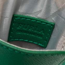 Furla Green Leather Phone Case