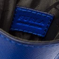 Pre Owned Furla Blue Leather Phone Case