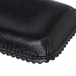 Furla Black Leather Phone Case