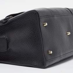 Pre Owned Furla Black Leather Meraviglia Tote