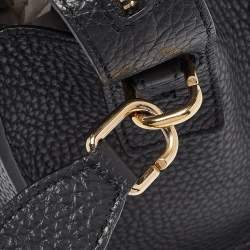 Pre Owned Furla Black Leather Meraviglia Tote