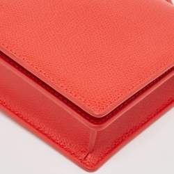 Pre Owned Furla Red Leather Incanto Crossbody Bag