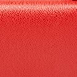 Pre Owned Furla Red Leather Incanto Crossbody Bag