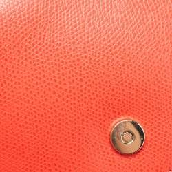 Pre Owned Furla Red Leather Incanto Crossbody Bag