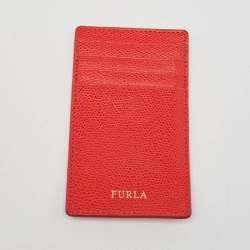 Pre Owned Furla Red Leather Incanto Crossbody Bag