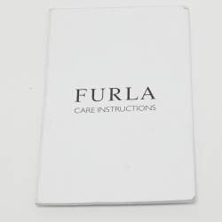 Pre Owned Furla Blue Leather Julia Tote