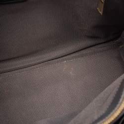 Pre Owned Furla Grey Croc Embossed Leather Lady M Tote