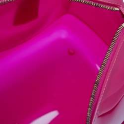 Furla Fuchsia Rubber Candy Satchel