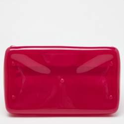 Furla Fuchsia Rubber Candy Satchel