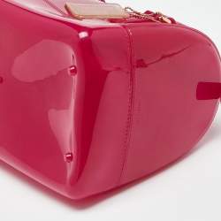Furla Fuchsia Rubber Candy Satchel
