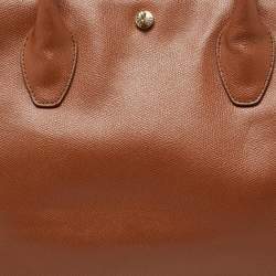 Pre Owned Furla Brown/Beige Leather Tote