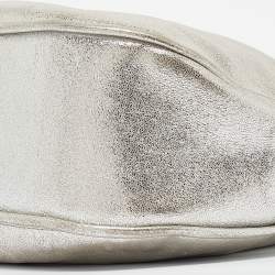 Furla Silver Leather Hobo