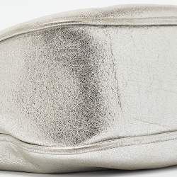Furla Silver Leather Hobo