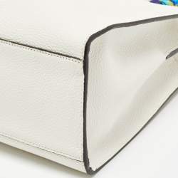 Furla White Leather Lodovica Tote
