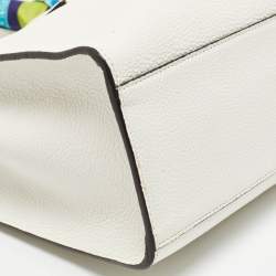 Furla White Leather Lodovica Tote