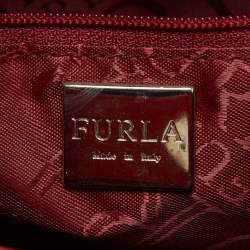 Pre Owned Furla Red Leather Shoulder Bag