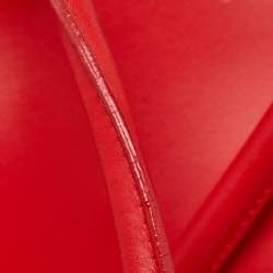 Pre Owned Furla Red Leather Shoulder Bag