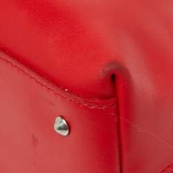Pre Owned Furla Red Leather Shoulder Bag