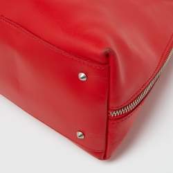 Pre Owned Furla Red Leather Shoulder Bag