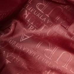 Pre Owned Furla Red Leather Shoulder Bag