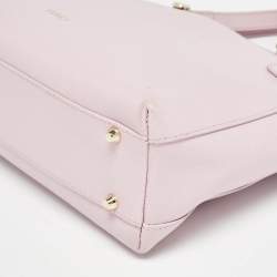 Furla Light Pink Leather Agata Satchel