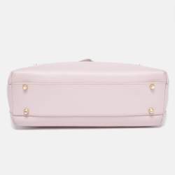 Furla Light Pink Leather Agata Satchel