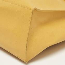 Furla Yellow Leather Divide It Tote