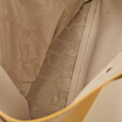 Furla Yellow Leather Divide It Tote