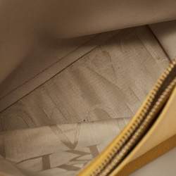 Furla Yellow Leather Divide It Tote
