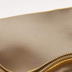 Furla Yellow Leather Divide It Tote