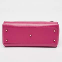 Furla Fuchsia Leather Metropolis Tote