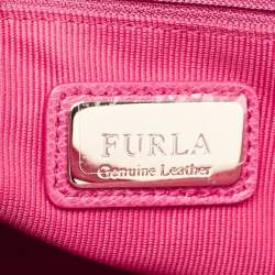 Furla Fuchsia Leather Metropolis Tote