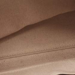 Pre Owned Furla Light Pink Croc Embossed Leather Lady M Tote