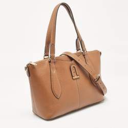 Furla Brown Leather Dafne Satchel