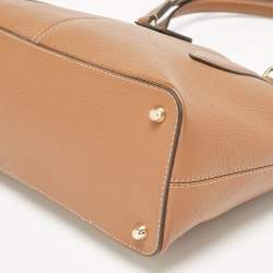 Furla Brown Leather Dafne Satchel