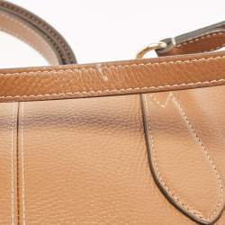 Furla Brown Leather Dafne Satchel