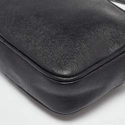 Furla Black Leather Camera Crossbody Bag