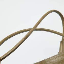 Furla Green Leather Top Zip Tote