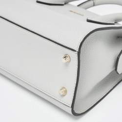 Pre Owned Furla Grey Leather Zip Tote