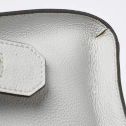 Pre Owned Furla Grey Leather Zip Tote