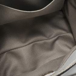 Pre Owned Furla Grey Leather Zip Tote