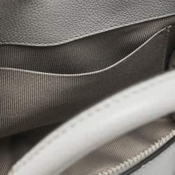 Pre Owned Furla Grey Leather Zip Tote