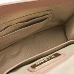 Furla Pink Leather Metropolis Top Handle Bag
